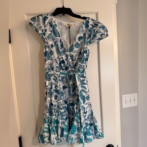 Celina moon belted mini dress